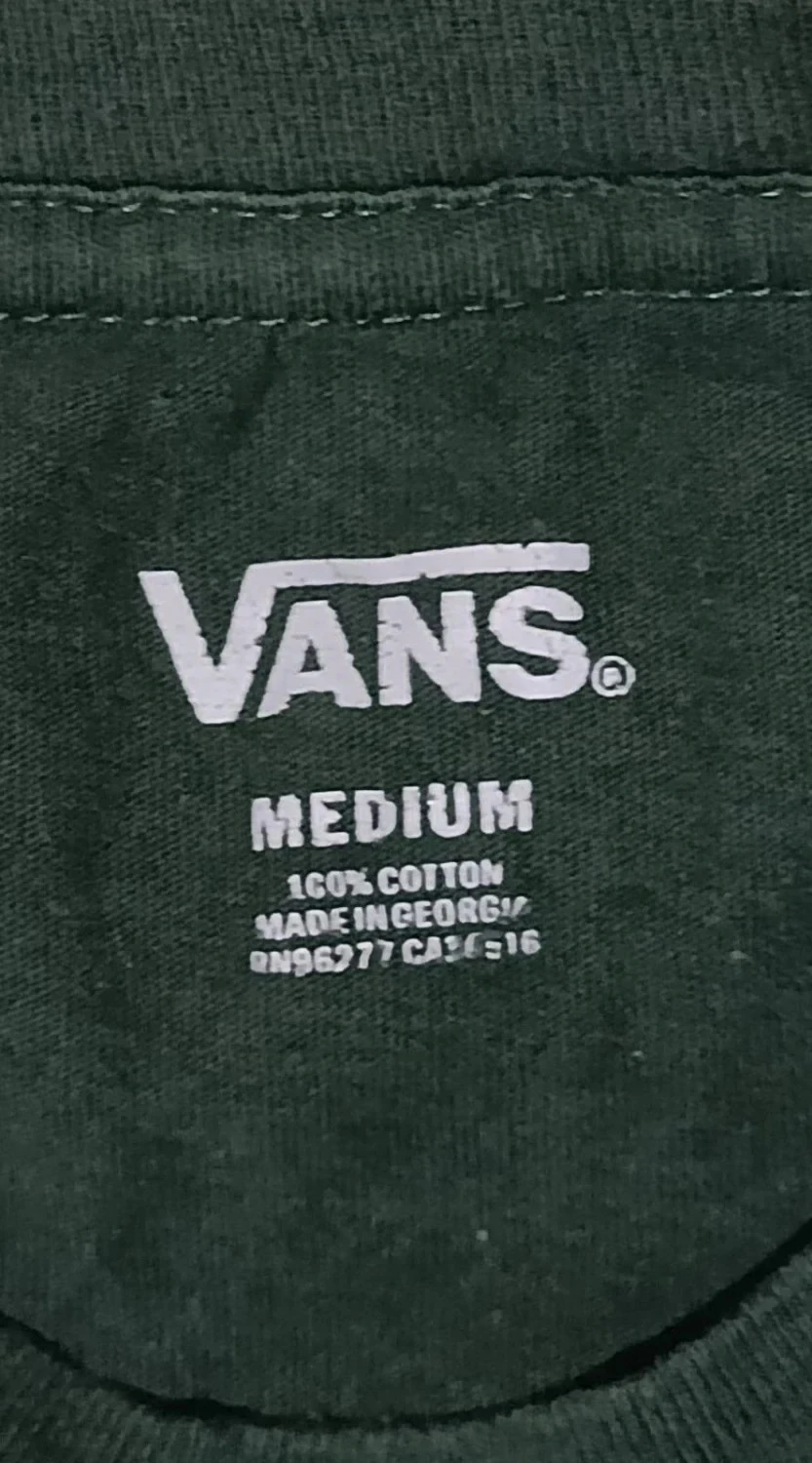 T-shirt Vans vert Taille M – photo 8